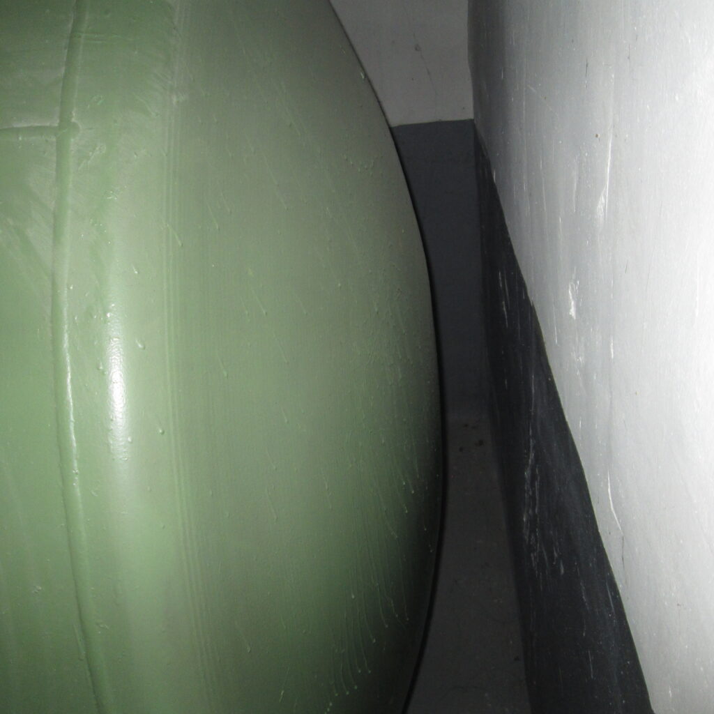 Stahlzylindertank.